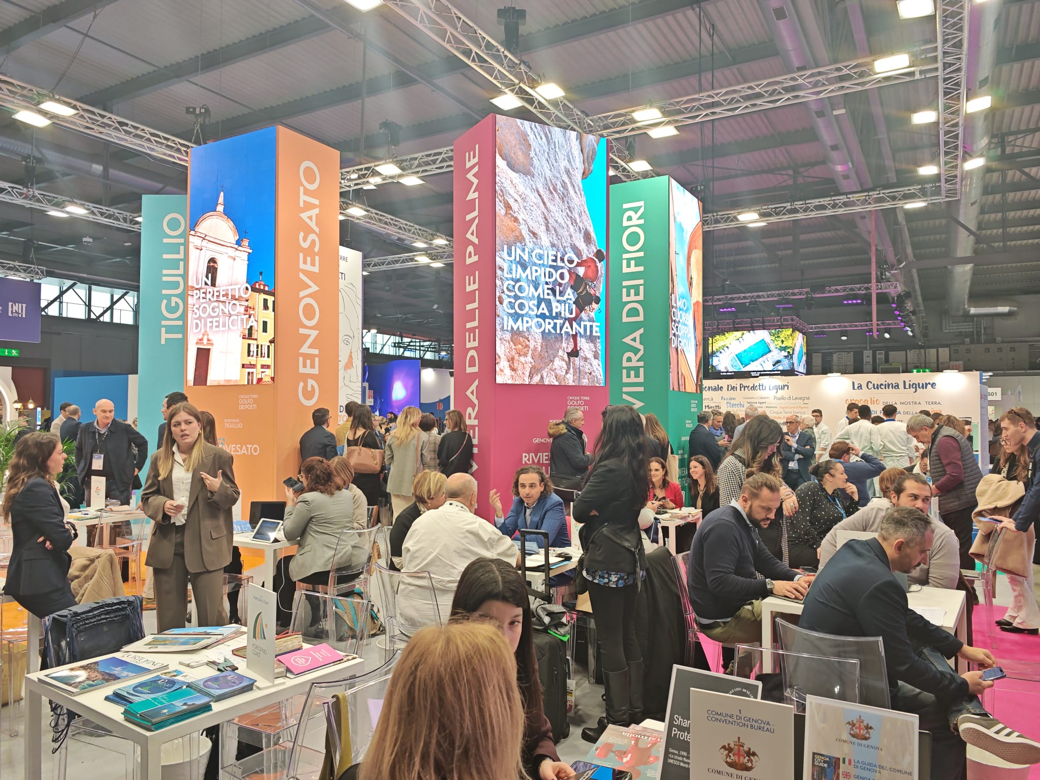 Bit a Milano, la Liguria ha presentato il progetto “Liguria degli Anelli”