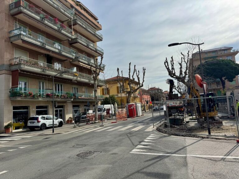incrocio Corso Buenos Aires lavori chiavari