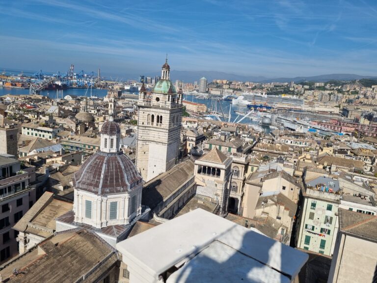 Torre Grimaldina Genova panorama