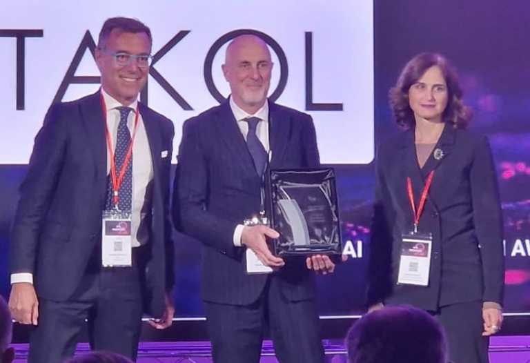 Massimo Treffilletti DG_Andrea Mungo CEO Metakol_ premio AI & Insurtech Awards 2026