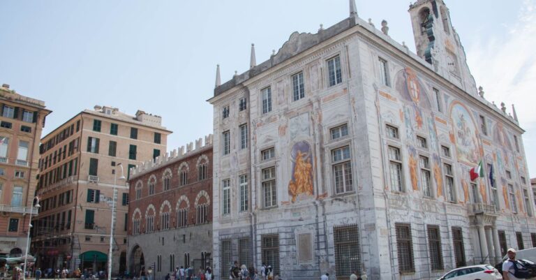 Edificio storico di Genova, immagine di repertorio