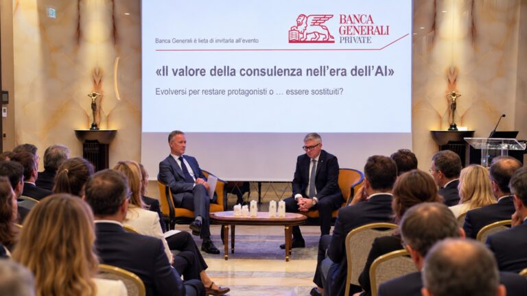 Alessandro Camattari e Alessandro Mauri all'incontro di Banca Generali a Genova